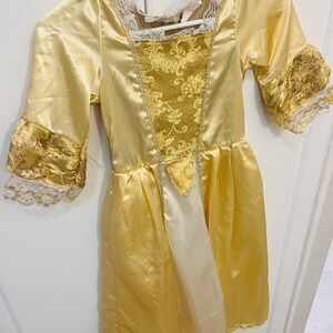 Elegant Gold Princess Costume for Kids